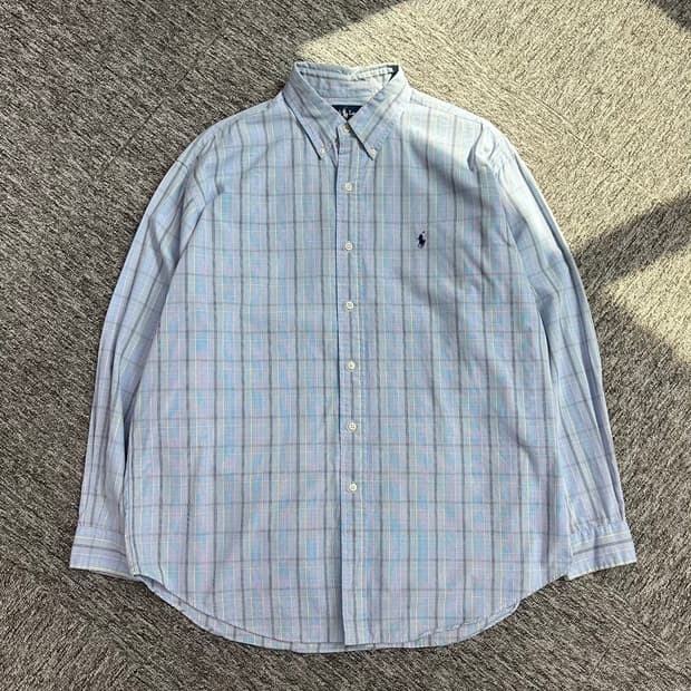 (2XL)랄프로렌 체크 셔츠-M808