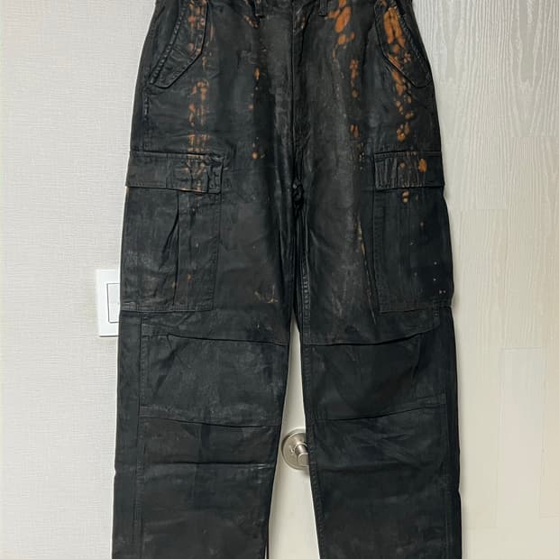 P.L.N. oilskin 카고팬츠