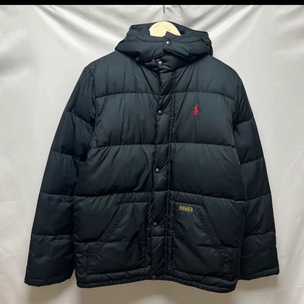 [정품/M~L] 폴로 랄프로렌 덕다운 블랙 푸퍼 패딩