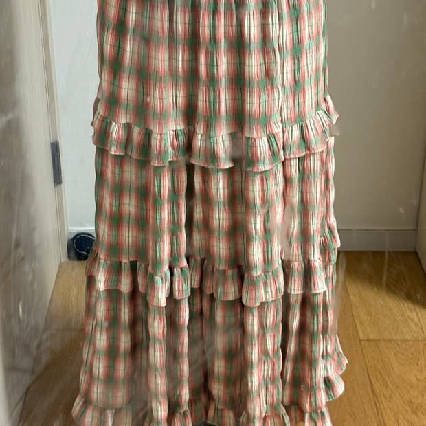 빈티지 모리걸 체크 치마