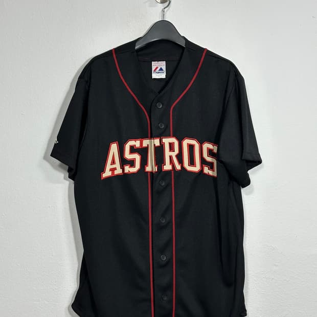 마제스틱 휴스턴 애스트로스 반팔져지 L