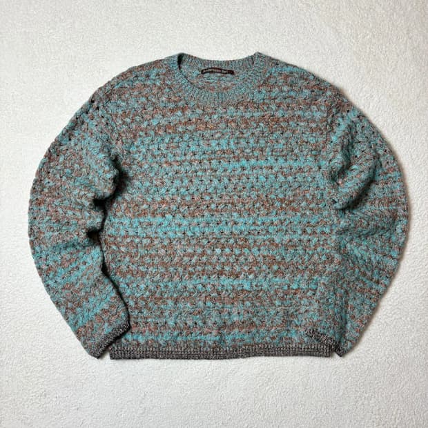 앤더슨벨 멀티 멜란지 크루넥 스웨터 PN6400