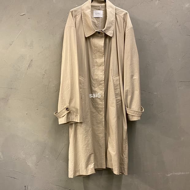 ORE 오어 밀로 바스락 트렌치코트 