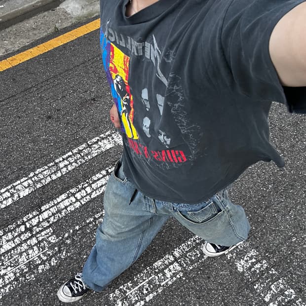 1992 og 메탈리카x건즈앤로지스 투어 밴드티