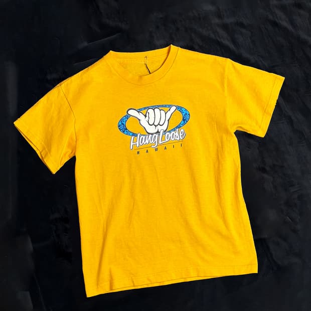 일본빈티지 Hang Loose Hawaii 티셔츠