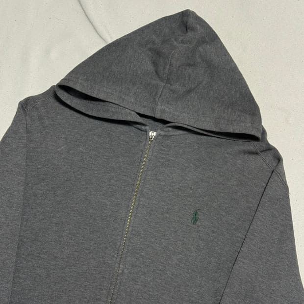 L 폴로랄프로렌 그레이 후드 집업