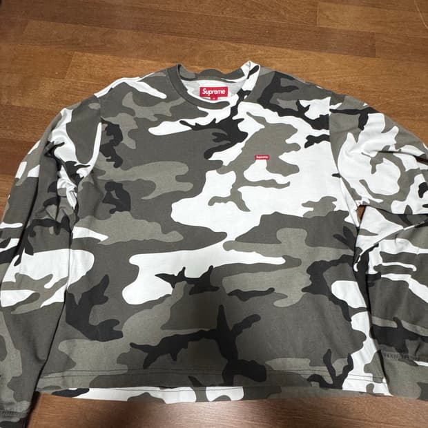 슈프림 롱슬리브 m