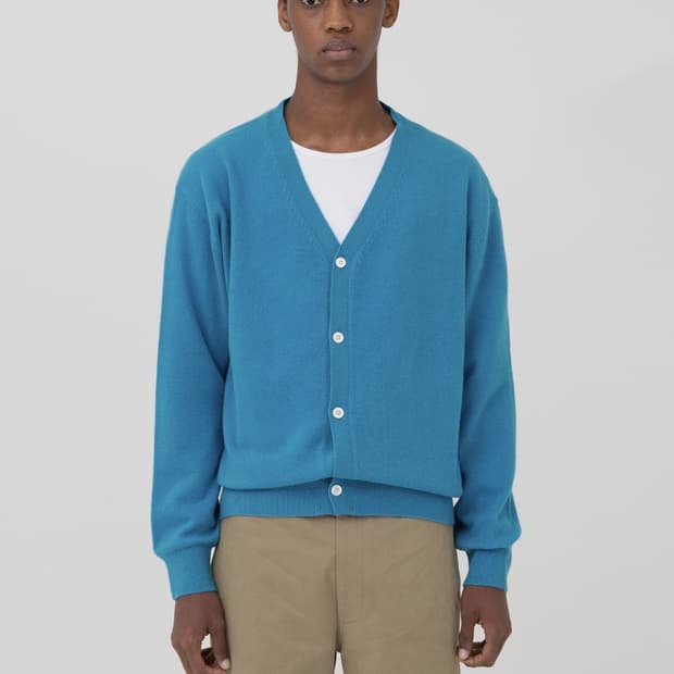 [5] 브라운야드 캐시미어 브이넥 가디건