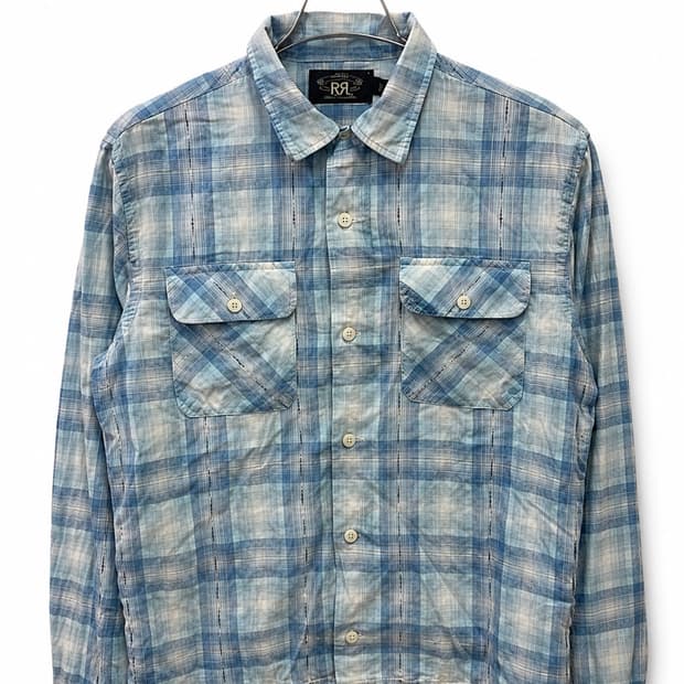 RRL 더블알엘 오픈 카라 셔츠