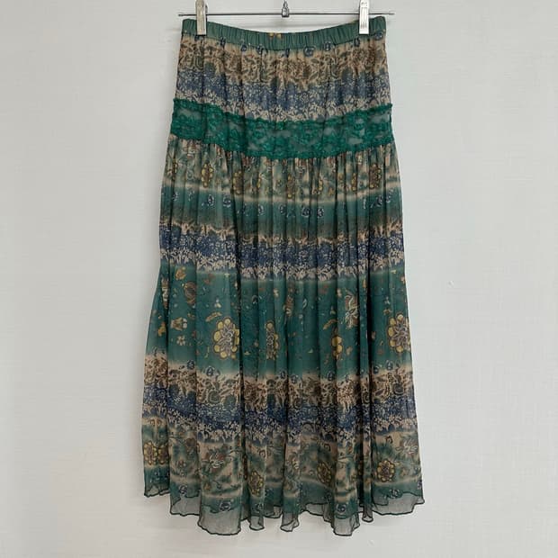 lace mesh skirt