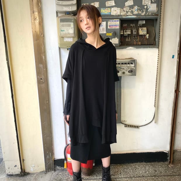 Y’s by 요지 야마모토 2020 S/S 기믹 슬리브리스 후드