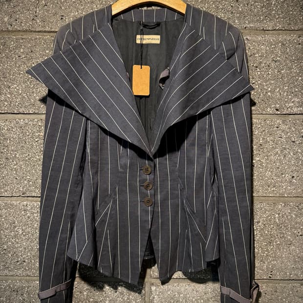 90s Emporio Armani stripe power suit
