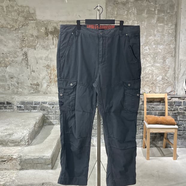 할리 데이비슨 스톤 코튼 카고 팬츠