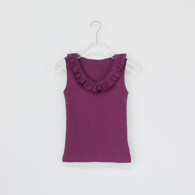 Frill sleeveless색ㄱ