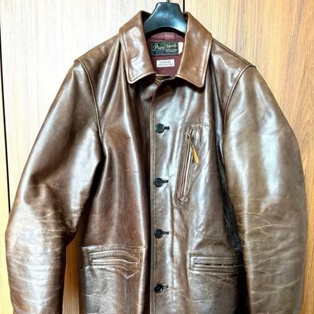(38) 피그벨 phigvel 가죽 자켓