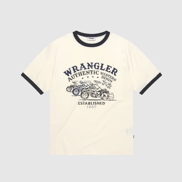 랭글러 MOTOCYCLE RINGER T-SHIRT 반팔 티셔츠 M