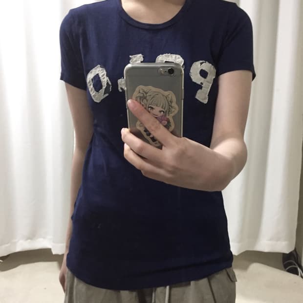 폴로 랄프로렌 네이비 빅로고 반팔 티