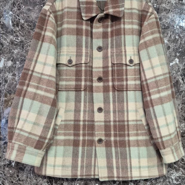 맥그리거 빈티지 울체크자켓 L