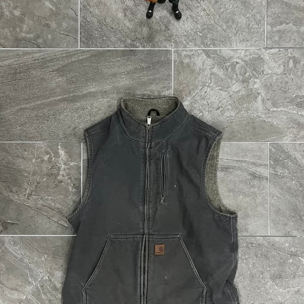 (L)칼하트 셰르파 넥 조끼베스트 V33 GVL 그래블