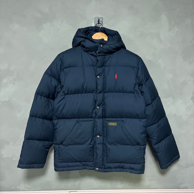 폴로 랄프로렌  푸퍼다운 패딩 네이비 