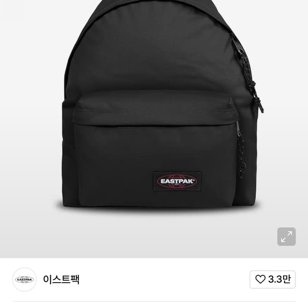 이스트팩 PADDED PAKR 패디드 파커 블랙