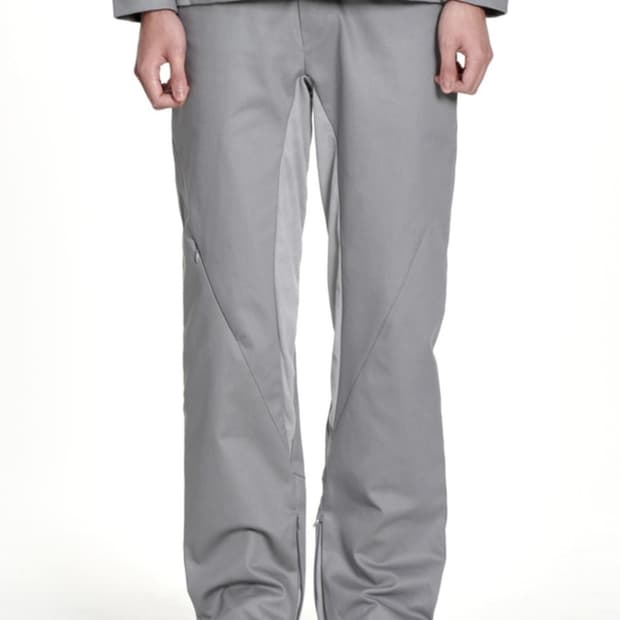 NUPEAK DIAGONAL TROUSER GREY