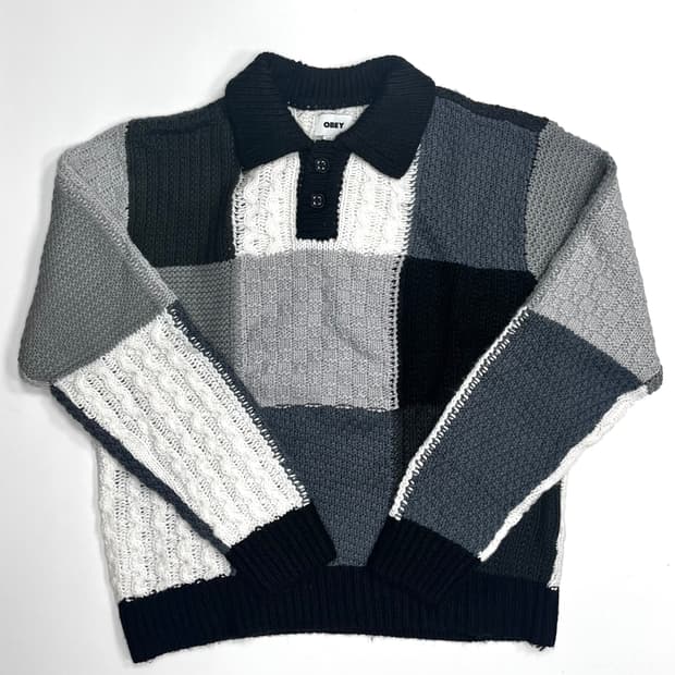 오베이 올리버 패치워크 스웨터