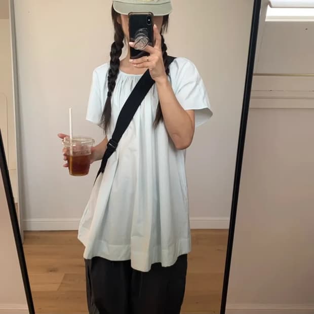 아밀트 리리 하프 원피스 - sky blue