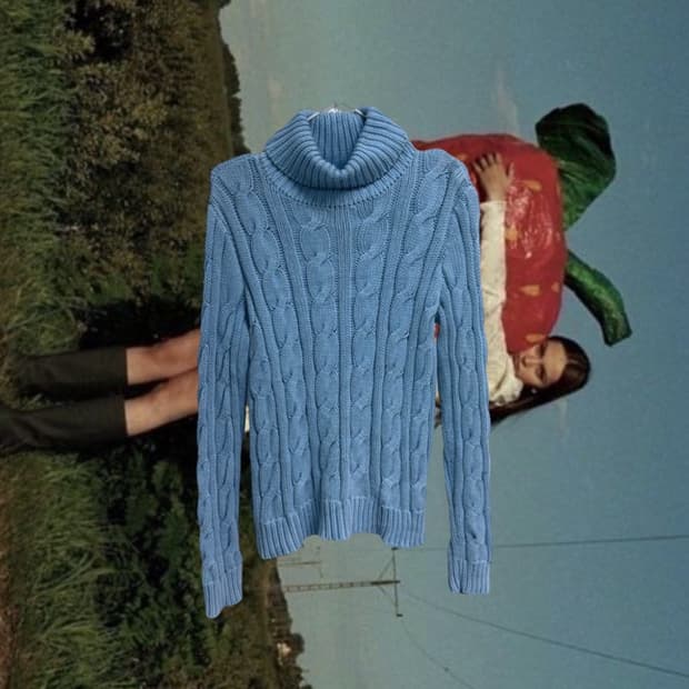 Ralph lauren cotton turtleneck knit 