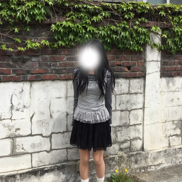 빈티지 레이어드 코디세트