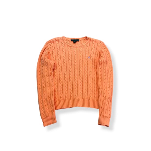 W 95 폴로랄프로렌 꽈배기 니트