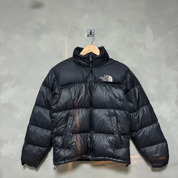 노스페이스 700 눕시 구스다운 패딩 블랙