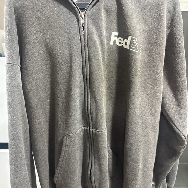 fedex 후드집업 그레이 xl