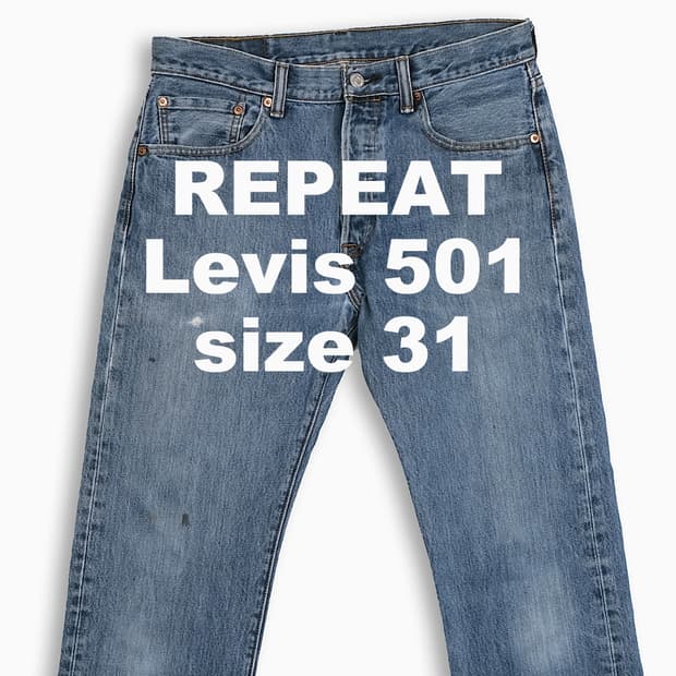 빈티지 리바이스 501 중청 31 인치 LV50132390