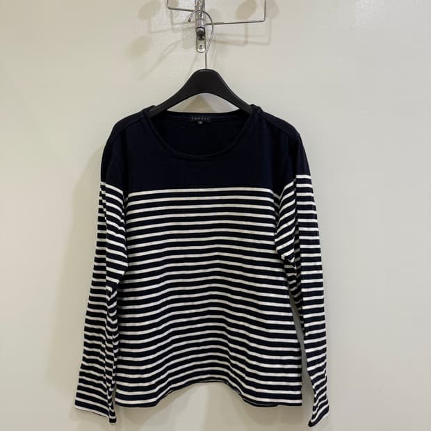 띠어리 스트라이프 긴팔 티셔츠 정품