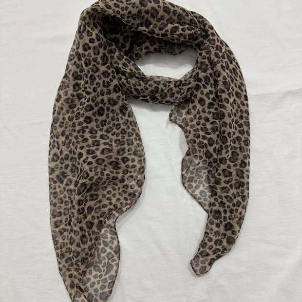 leopard scarf