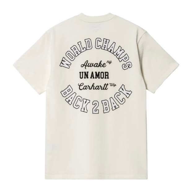 칼하트 어웨이크 뉴욕 크림 반팔 xl