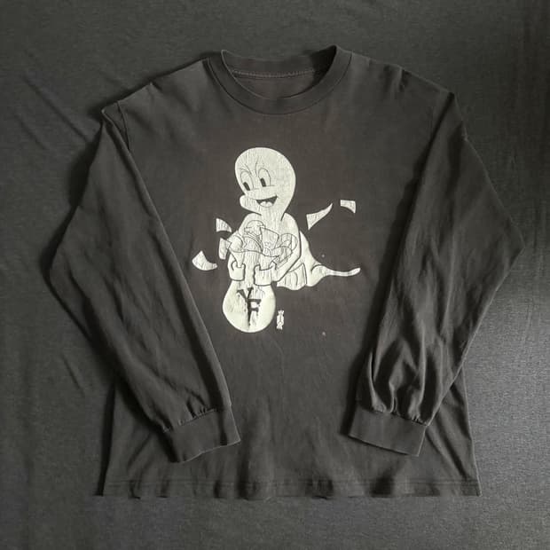 빈티지 90s Faded Ghost 티셔스
