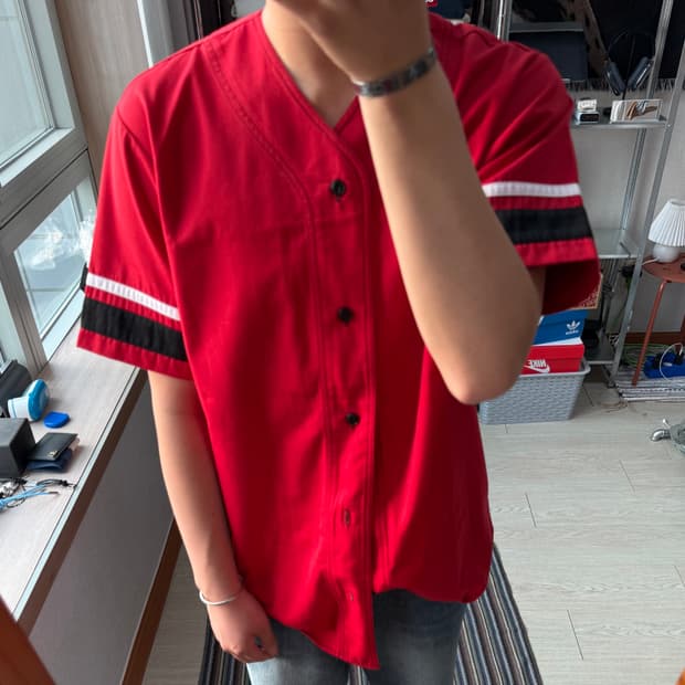 15ss 슈프림 베이스볼 저지 셔츠