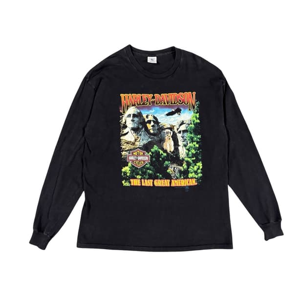 빈티지 80s Harley Davidson 할리데이비슨 롱슬리브 티셔츠