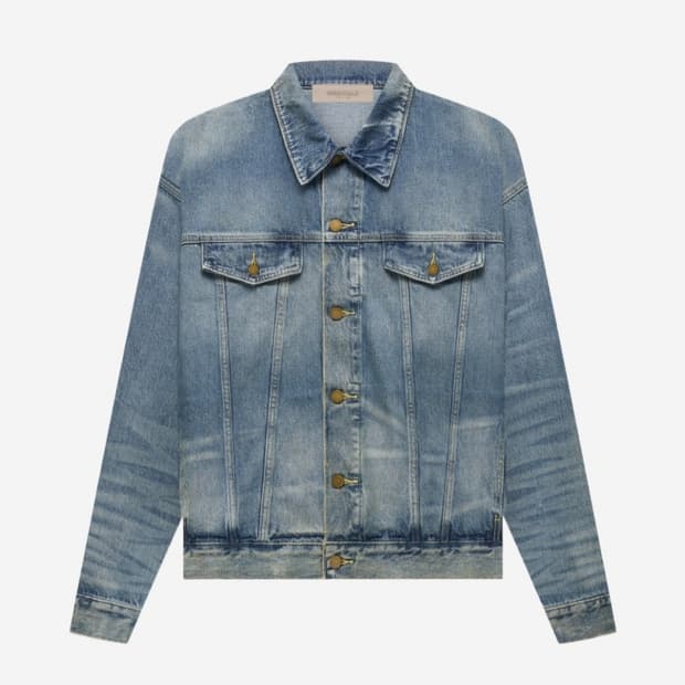 에센셜 트러커 자켓 인디고 22fw 판매합니다.