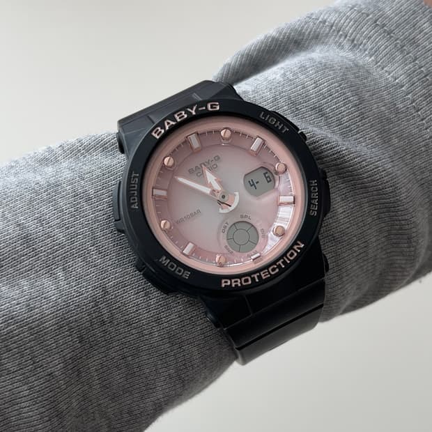 (S급) 지샥 베이비지 BGA-250-1A3DR 시계