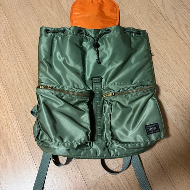 요시다포터 탱커 백팩 세이지 그린