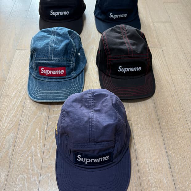 슈프림 캠프캡 5종