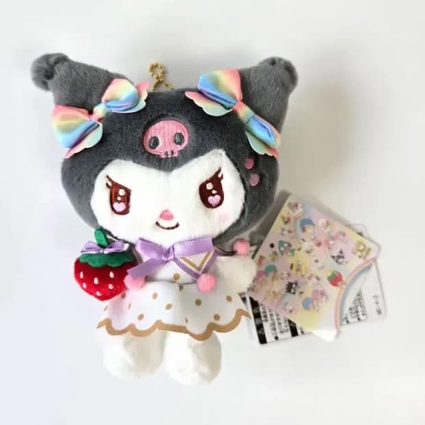 산리오 이치고신문 50주년 쿠로미 키링 새상품