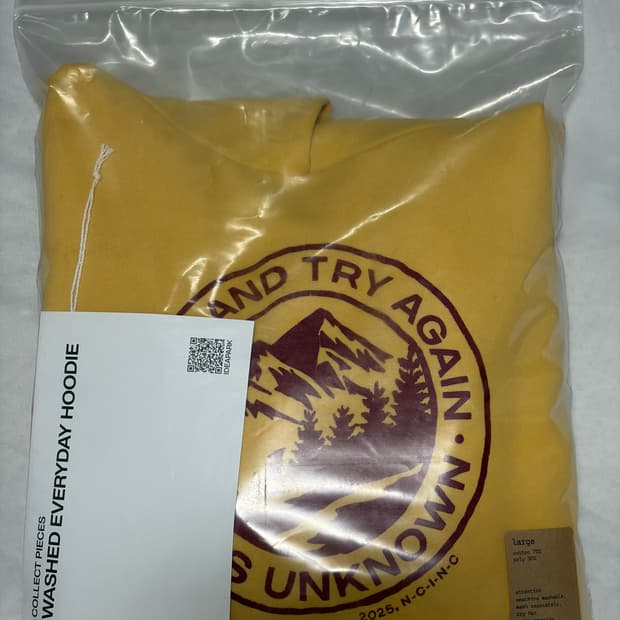 [L] 컬렉트피시스 tata 후드티 옐로우