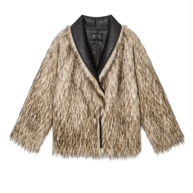 오픈와이와이 폭스 퍼 리버시블 자켓