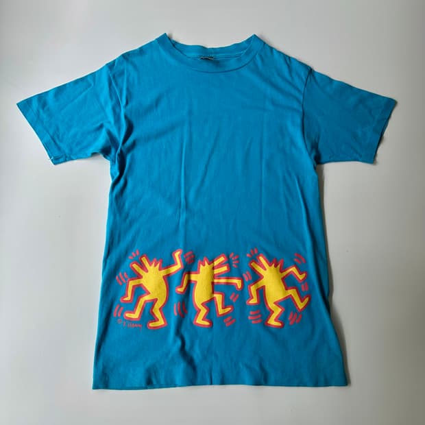 키스해링 keith haring 프린팅 반팔 티셔츠
