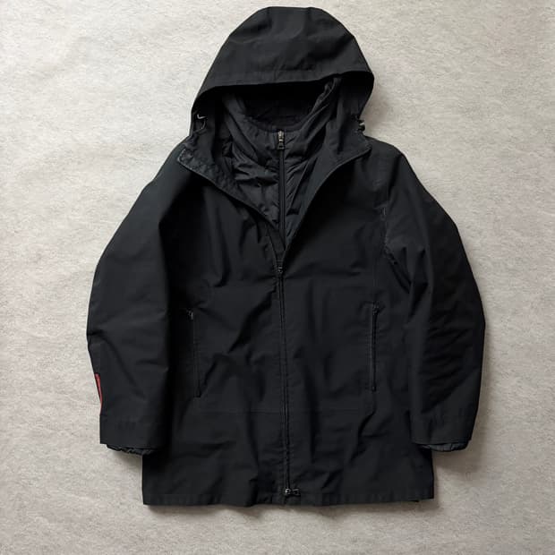 프라다스포츠 고어텍스 후드점퍼