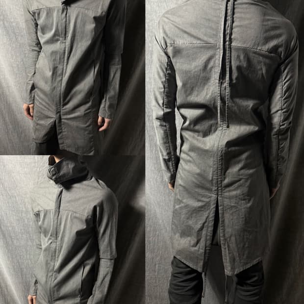 incarnation High Collar Long Jacket 